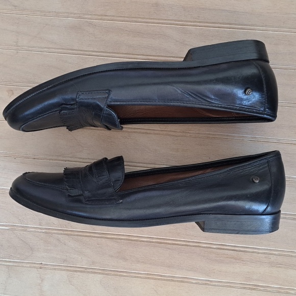 Etienne Aigner Buckingham Leather Vintage Classic Penny Fringe Kiltie Loafers - Picture 7 of 8